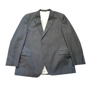 Jack Victor 100% Wool Charcoal Pinstripe Blazer Men’s 50L Made in Canada